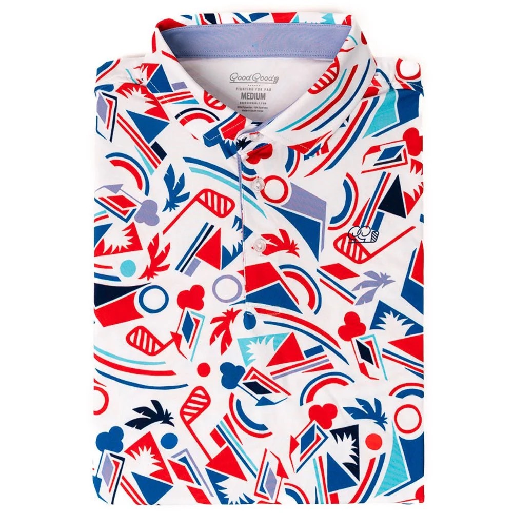 NWT! Good Good Golf Men's Proud and True Polo Shirt!